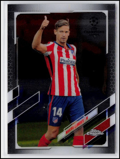 2020-21 Topps Chrome UEFA Champions League #54 Marcos Llorente