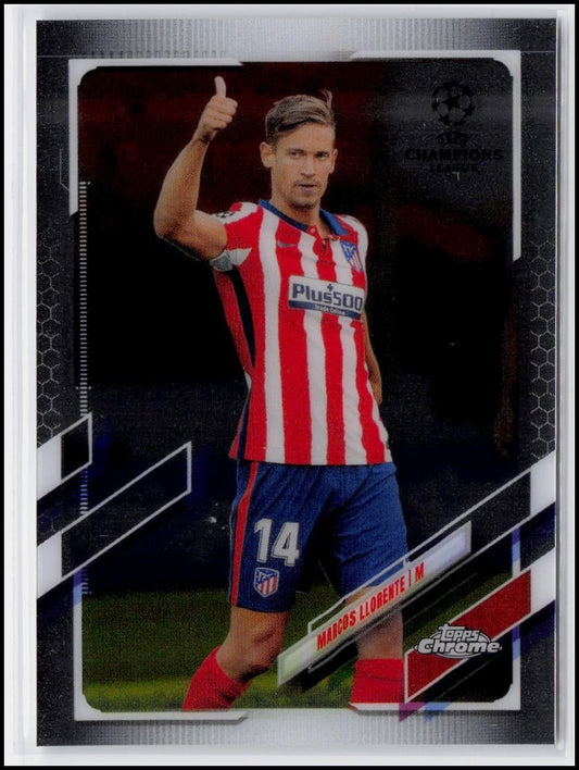 2020-21 Topps Chrome UEFA Champions League #54 Marcos Llorente