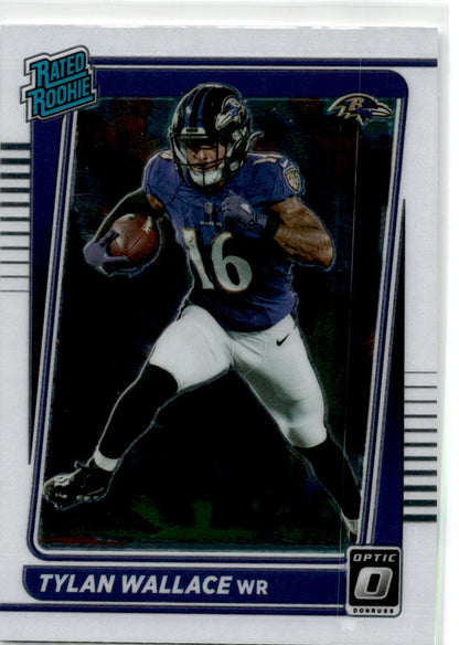 2021 Donruss Optic #226 Tylan Wallace Rookie Baltimore Ravens