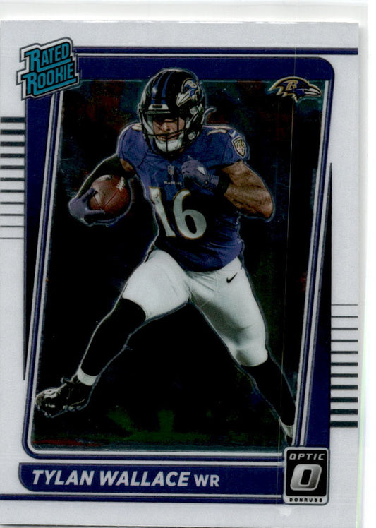 2021 Donruss Optic #226 Tylan Wallace Rookie Baltimore Ravens