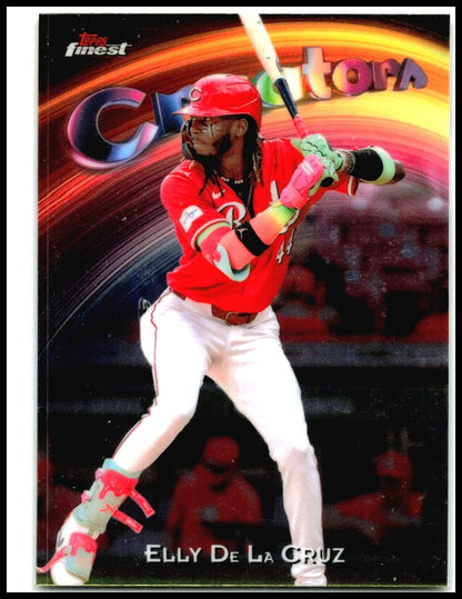 2025 Finest Creators #C-17 Elly De La Cruz Cincinnati Reds
