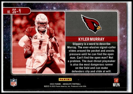 2022 Panini Absolute Star Gazing #SG-4 Kyler Murray Arizona Cardinals