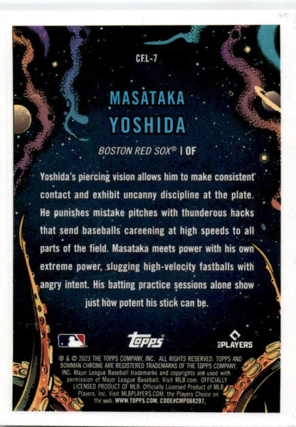 2023 Bowman Chrome It came to the league #CFL-7 Masataka Yoshida Boston Red Sox