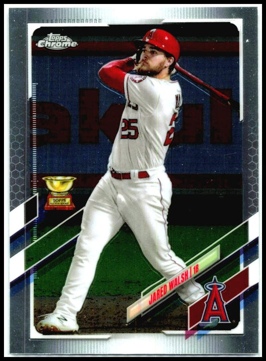 2021 Topps Chrome #199 Jared Walsh Los Angeles Angels