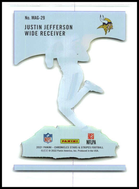 2021 Panini Chronicles Magnitude #MAG-29 Justin Jefferson Minnesota Vikings