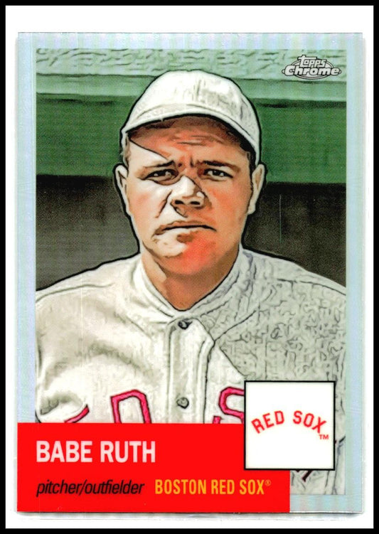 2022 Topps Chrome Platinum Anniversary Refractor #3 Babe Ruth Boston Red Sox