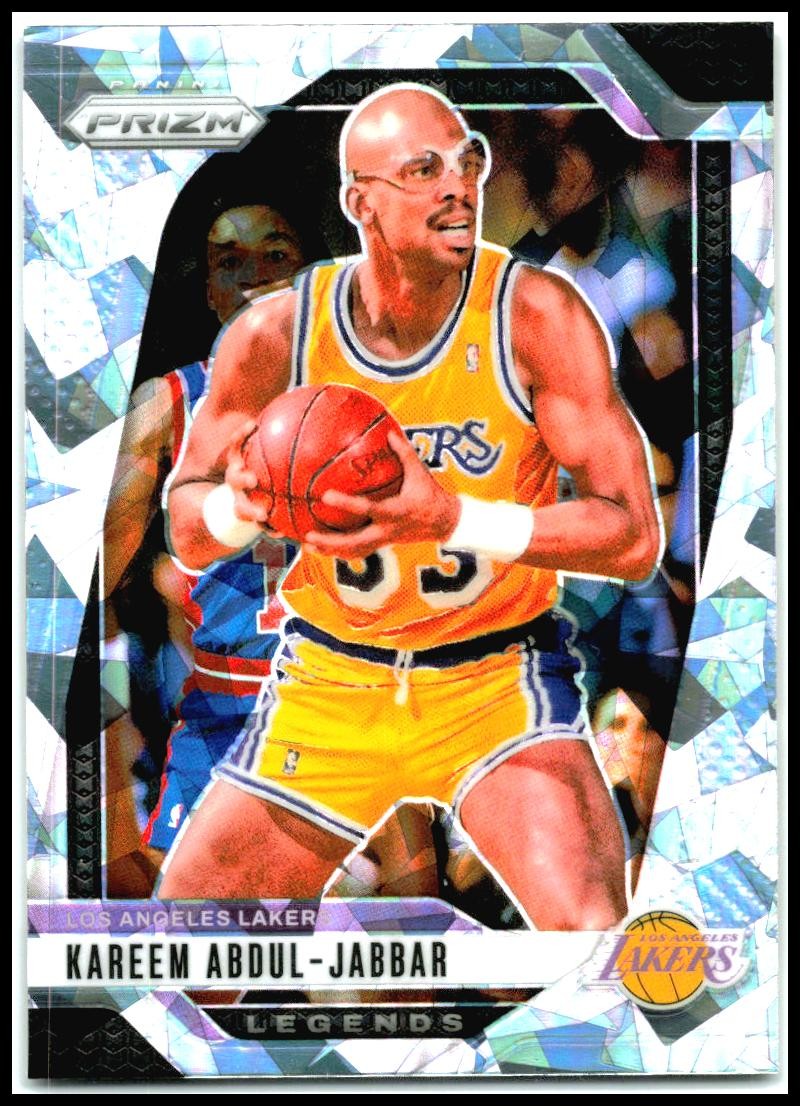 2024-25 Panini Prizm Prizms Ice #279 Kareem Abdul-Jabbar Los Angeles Lakers