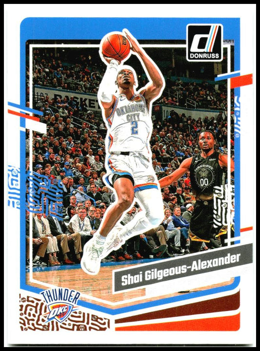 2023-24 Donruss #40 Shai Gilgeous-Alexander Oklahoma City Thunder