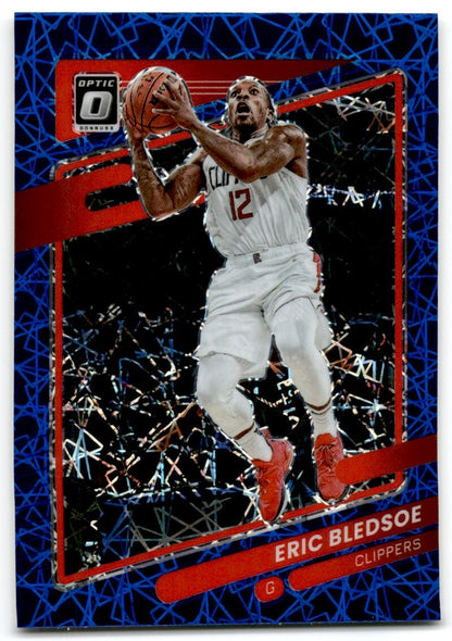 2021-22 Donruss Optic Blue Velocity Prizm Eric Bledsoe Los Angeles Clippers #73