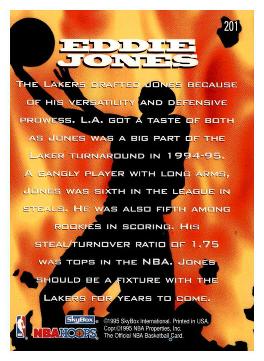 1995 Hoops #201 Eddie Jones