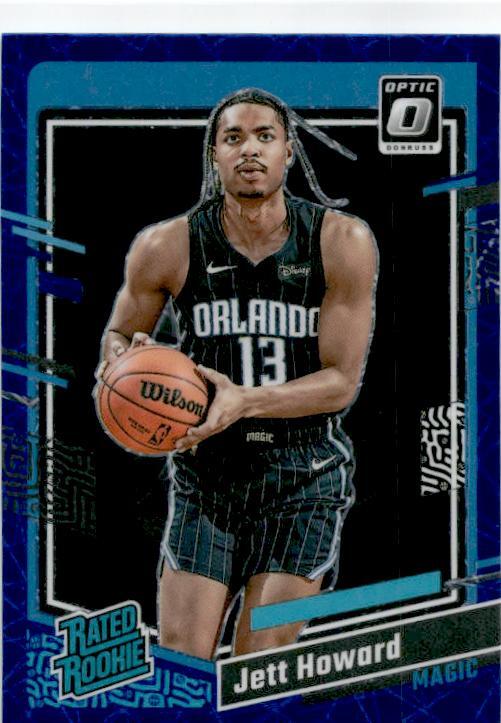 2023-24 Donruss Optic Blue Velocity #240 Jett Howard Rookie Orlando Magic