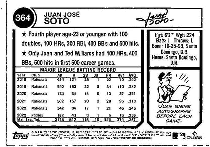 2023 Topps Heritage #364 Juan Soto San Diego Padres