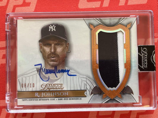 2024 topps dynasty Auto /10 #DAP-RJ Randy Johnson Yankees