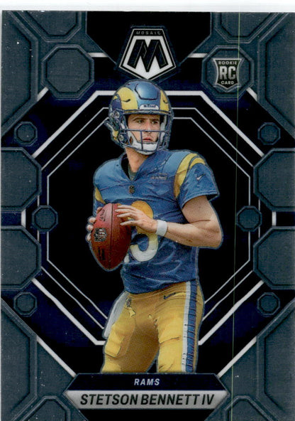 2023 Panini Mosaic Silver #362 Stetson Bennett IV Rookie Los Angeles Rams