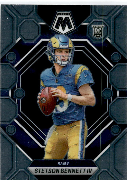 2023 Panini Mosaic Silver #362 Stetson Bennett IV Rookie Los Angeles Rams