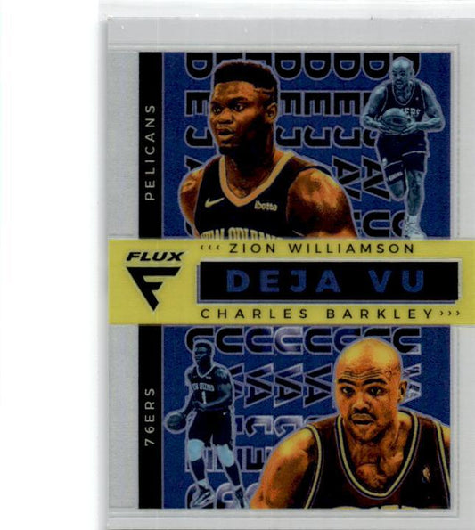 2020-21 Panini Flux Deja Vu Silver #1 Williamson / Barkley