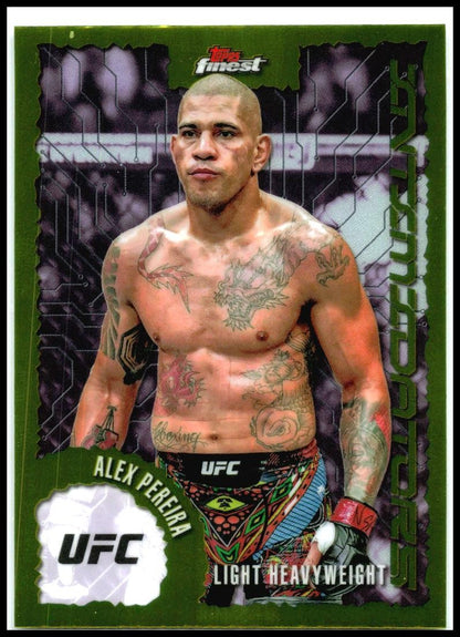 2025 Topps Finest UFC - Intimidators #IT-26 Alex Pereira