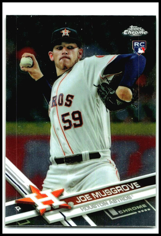 2017 Topps Chrome #120 Joe Musgrove Rookie Houston Astros