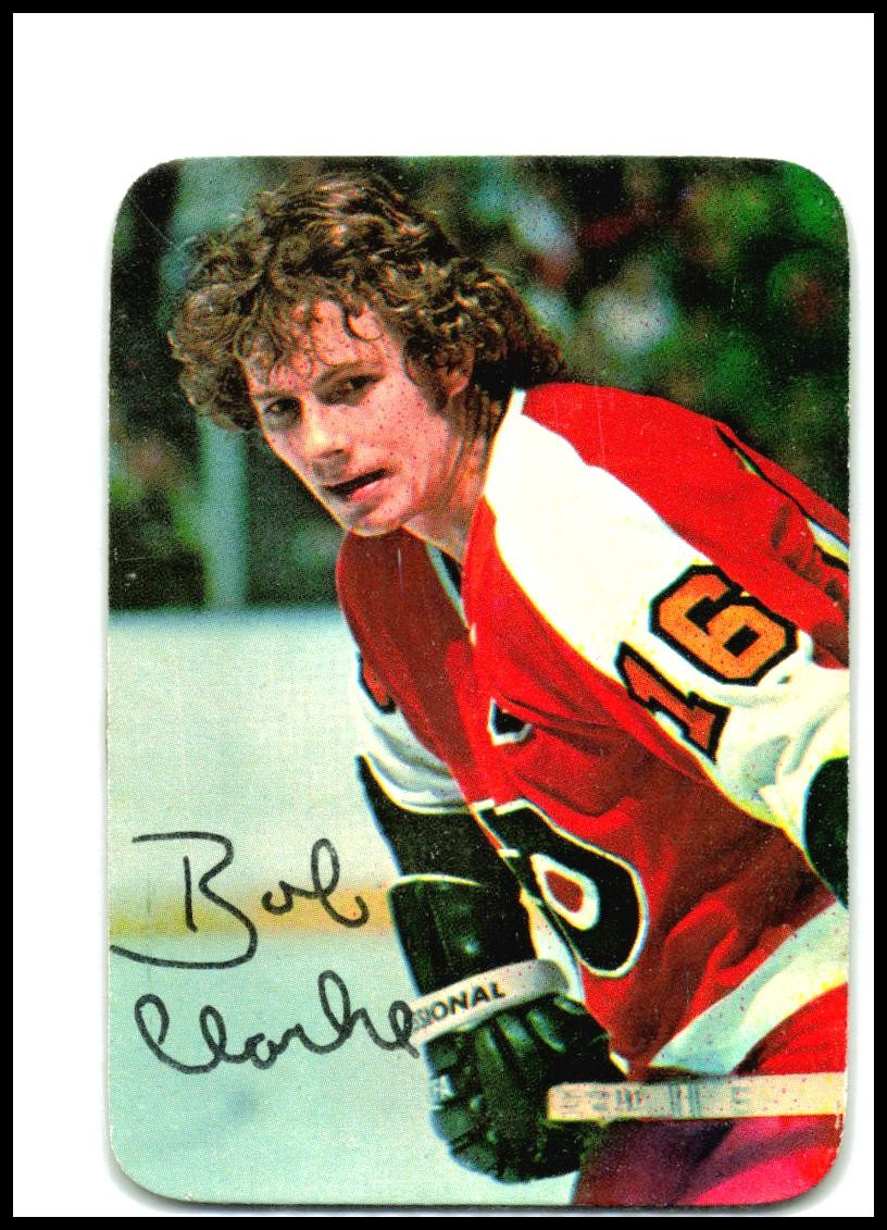 1976-77 Topps Glossy Inserts #1 Bobby Clarke Philadelphia Flyers