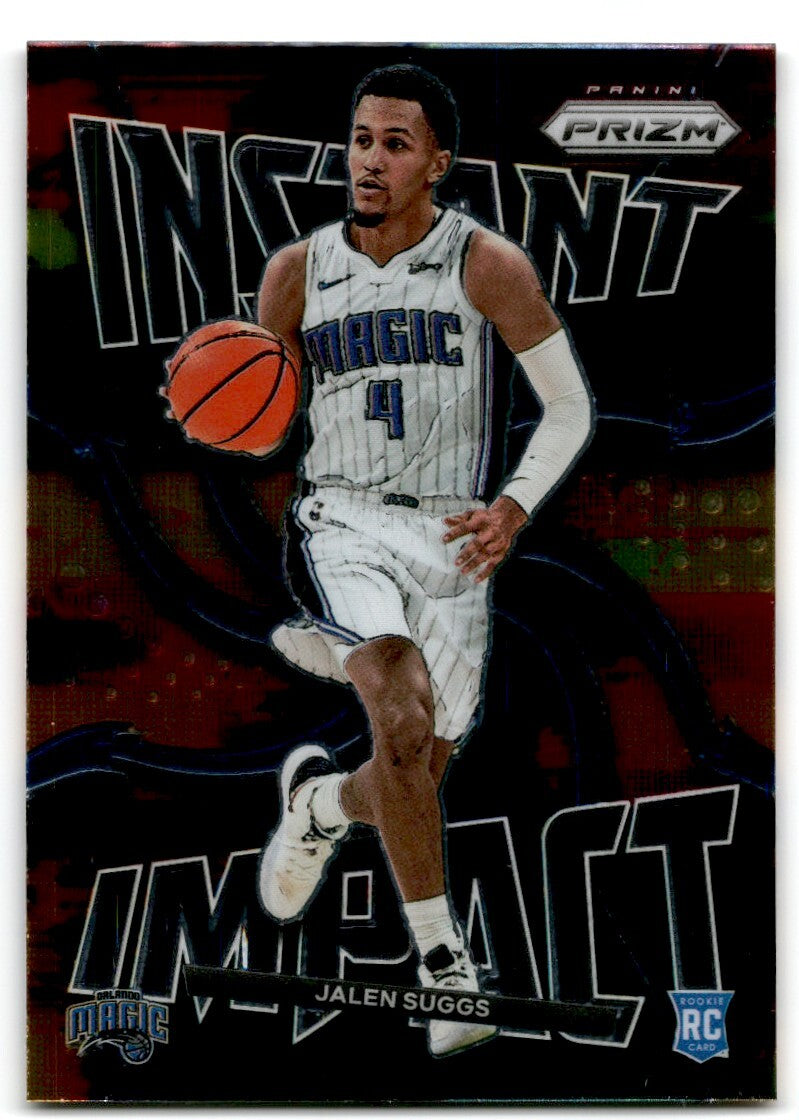 2021-22 Panini Prizm Instant Impact Jalen Suggs Orlando Magic #22