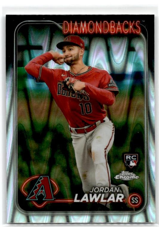 2024 Topps Raywave #451 Jordan Lawlar Rookie Arizona Diamondbacks