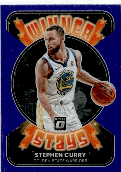 2021-22 Donruss Optic Winner Stays Purple #4 Stephen Curry Golden State Warriors