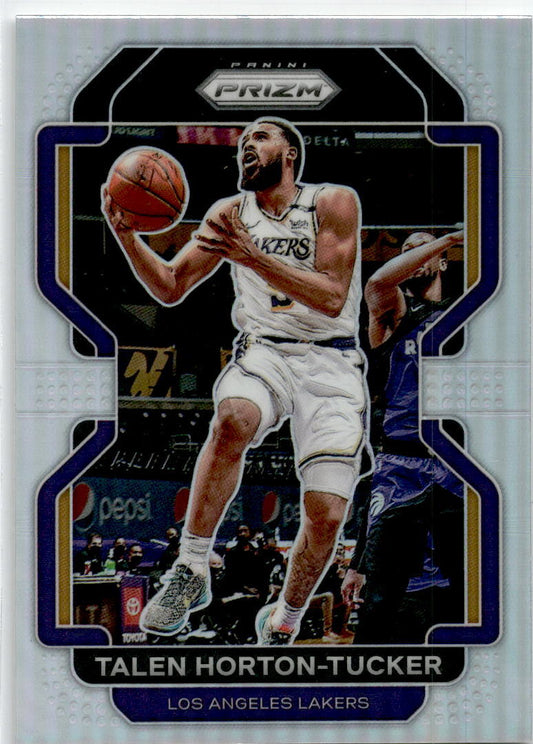 2021-22 Panini Prizm Silver #142 Talen Horton-Tucker Los Angeles Lakers