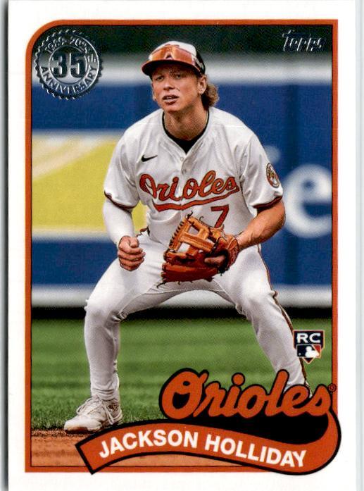 2024 Topps Update 1989 Topps 35th Anniversary #89US-38 Jackson Holliday Orioles