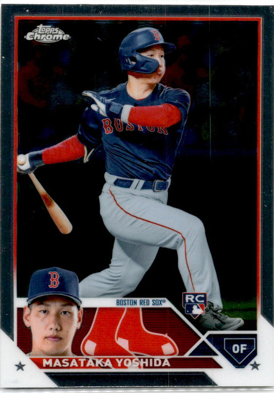 2023 Topps Chrome #167 Masataka Yoshida Rookie Boston Red Sox