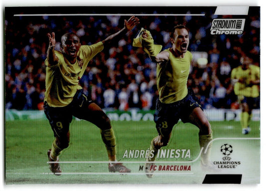 2022 Topps Stadium Club Chrome UCL Andres Iniesta FC Barcelona #8