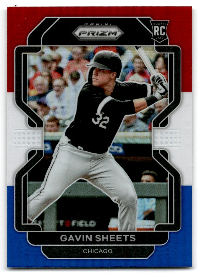 2022 Panini Prizm Red/White/Blue Gavin Sheets Chicago White Sox #228