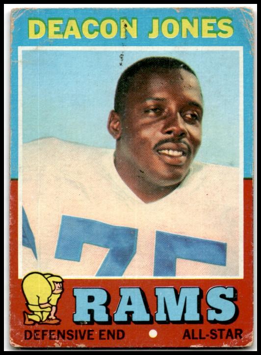 1971 Topps #209 Deacon Jones Los Angeles Rams