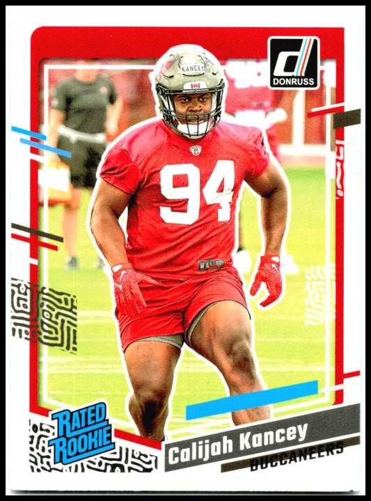2023 Donruss #393 Calijah Kancey Rookie Tampa Bay Buccaneers