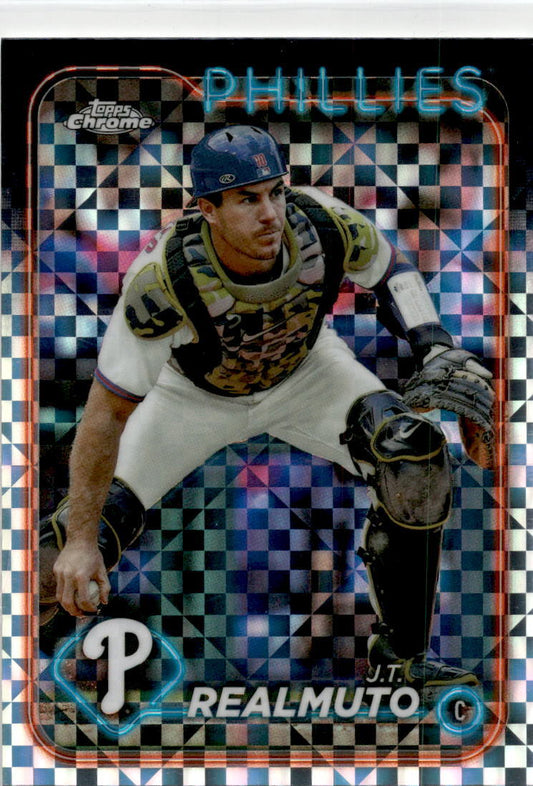 2024 Topps Chrome X-Fractors #261 J.T. Realmuto Philadelphia Phillies