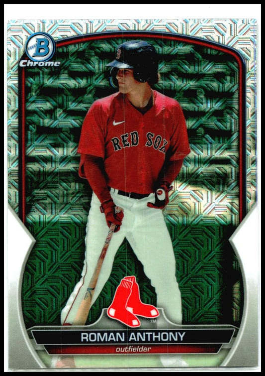 2023 Bowman Chrome Prospects #BCP-220 Roman Anthony Boston Red Sox