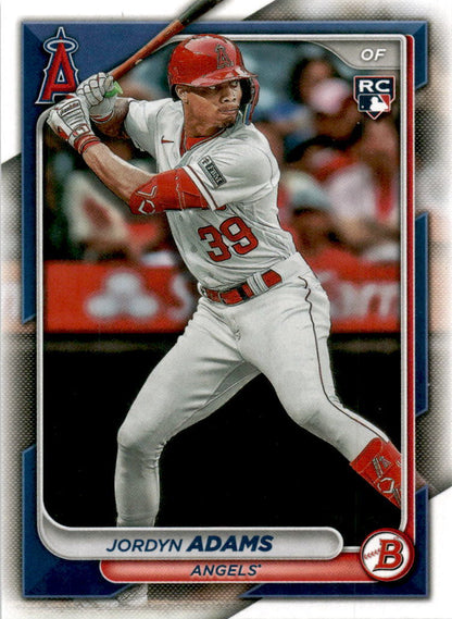2024 Bowman #27 Jordyn Adams Rookie Los Angeles Angels