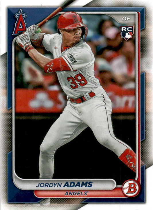 2024 Bowman #27 Jordyn Adams Rookie Los Angeles Angels