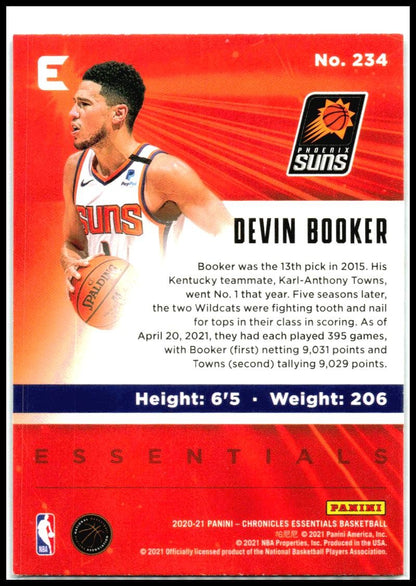2020-21 Panini Chronicles #234 Devin Booker Phoenix Suns