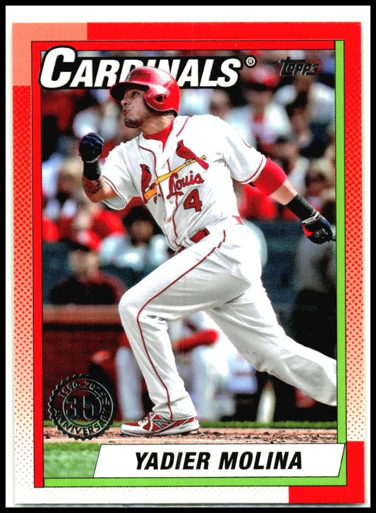 2025 Topps 1990 Topps 35th Anniversary #T90-5 Yadier Molina St. Louis Cardinals