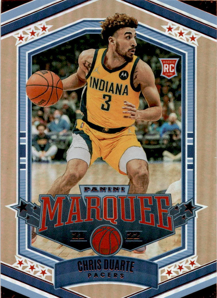 2021 Panini Chronicles Marquee #350 Chris Duarte Indiana Pacers