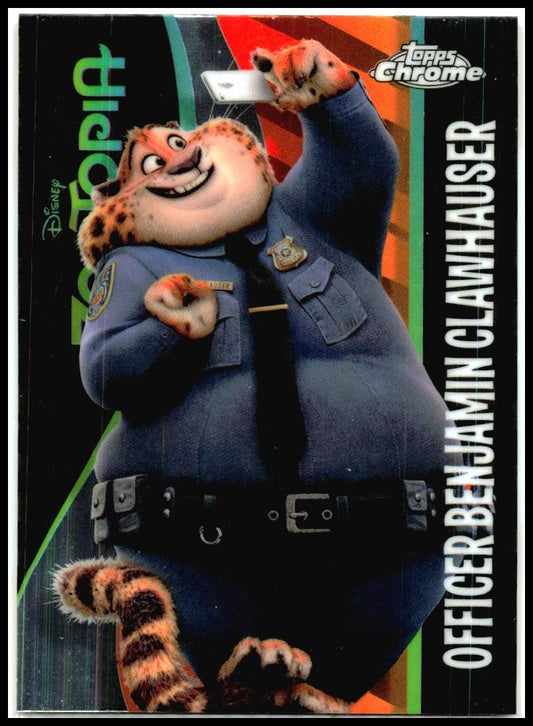 2025 Topps Chrome Disney Zootopia Icons #ZI-3 Officer Benjamin Clawhauser
