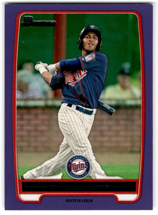 2012 Bowman Prospects Purple Eddie Rosario Minnesota Twins #BP9
