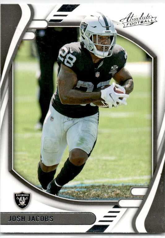 2021 Panini Absolute #72 Josh Jacobs Las Vegas Raiders