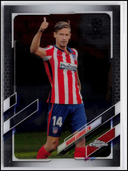 2020-21 Topps Chrome UEFA Champions League #54 Marcos Llorente