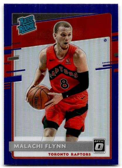 2020-21 Donruss Optic Rated Rookie Purple Prizm Malachi Flynn Rookie Toronto