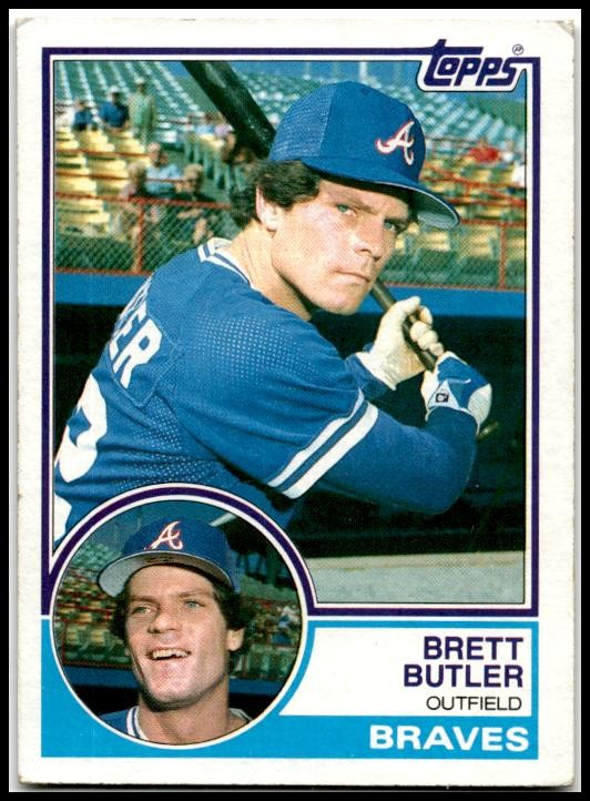 1983 Topps #364 Brett Butler Atlanta Braves