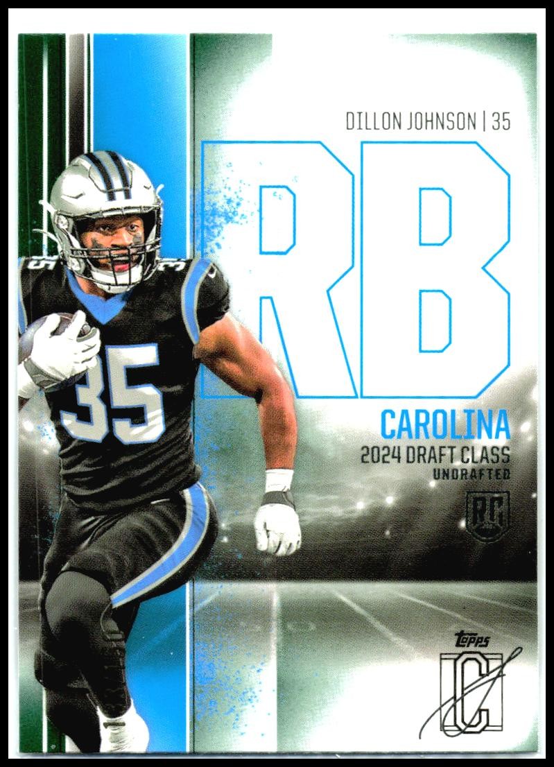 2024 Topps Signature Class Green #191 Dillon Johnson Rookie /150 Panthers