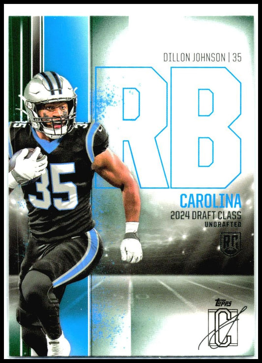 2024 Topps Signature Class Green #191 Dillon Johnson Rookie /150 Panthers