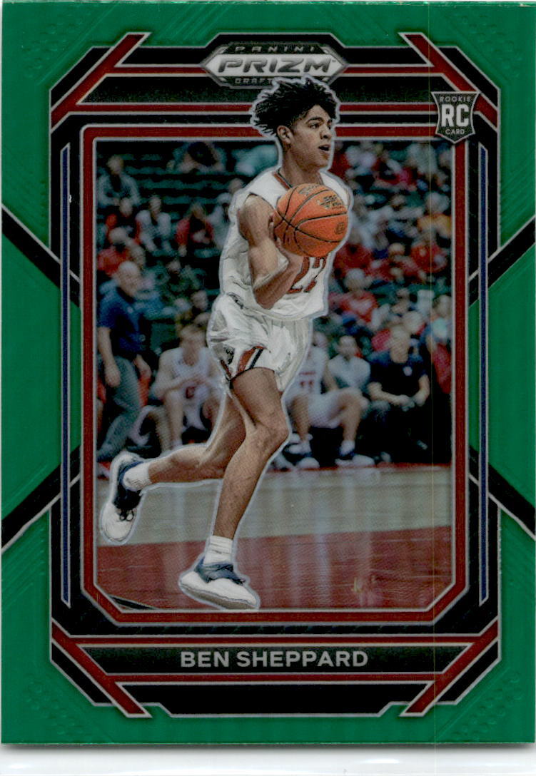 2023 Panini Prizm Draft Picks Green #34 Ben Sheppard Belmont Bruins