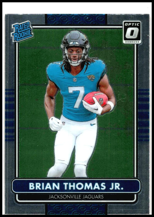 2024 Donruss Optic 2014 Retro Series #12 Brian Thomas Jr. Jacksonville Jaguars